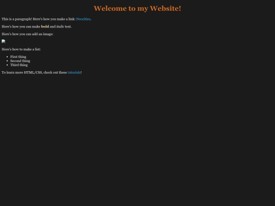 test screenshot
