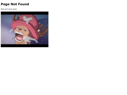 not_found screenshot