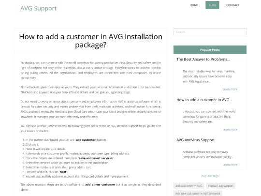 blog/how-to-add-a-customer-in-avg-installation-package screenshot