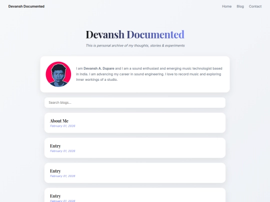 blog screenshot