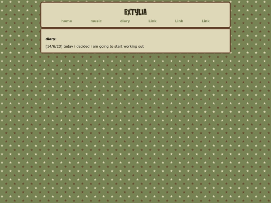 diary screenshot