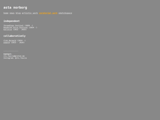 curatorial_work screenshot