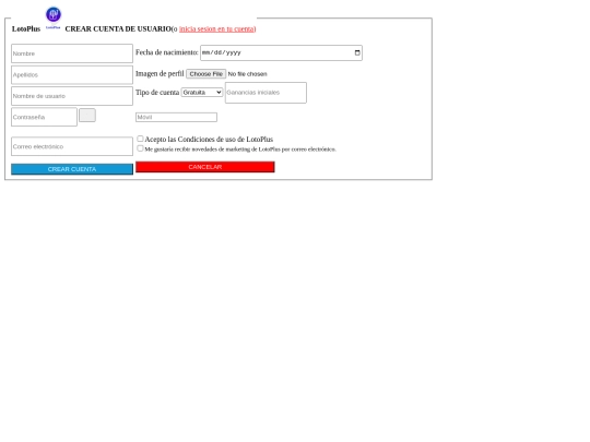 form1/registro screenshot