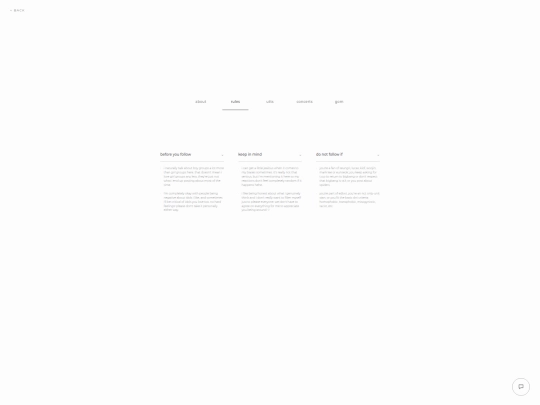 rules screenshot