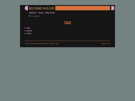 tags screenshot