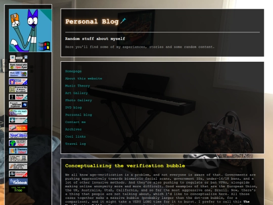 personal-blog screenshot