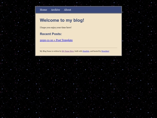 blog screenshot