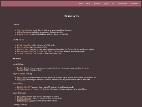 resources screenshot
