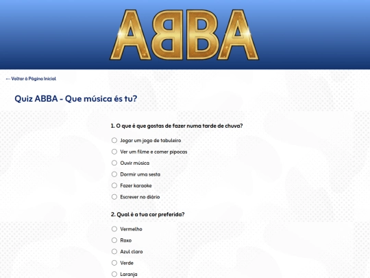 Quiz screenshot