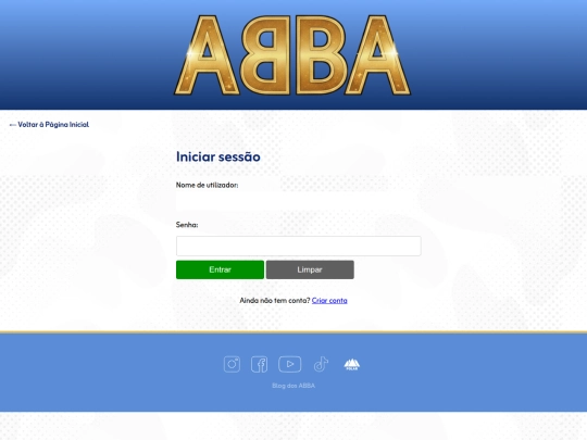 login screenshot