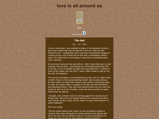 blog/the-ant screenshot