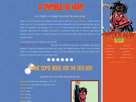 pruebafansite screenshot