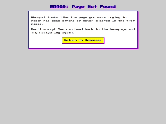 not_found screenshot