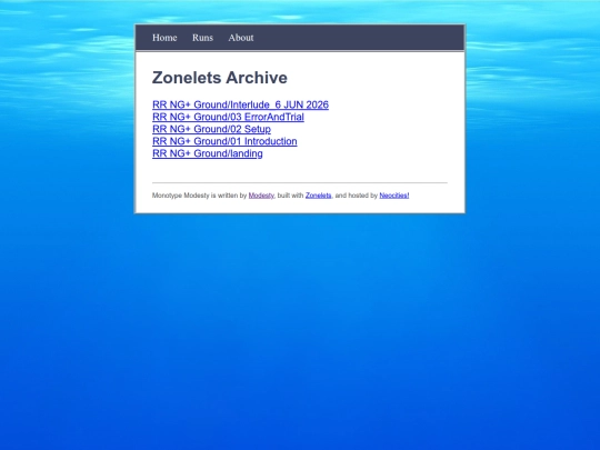 archive screenshot
