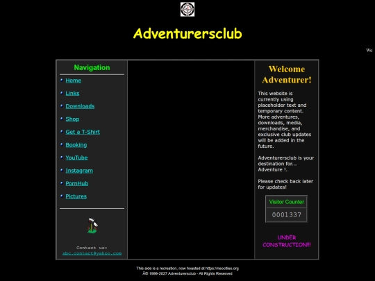 AdventurersClub screenshot