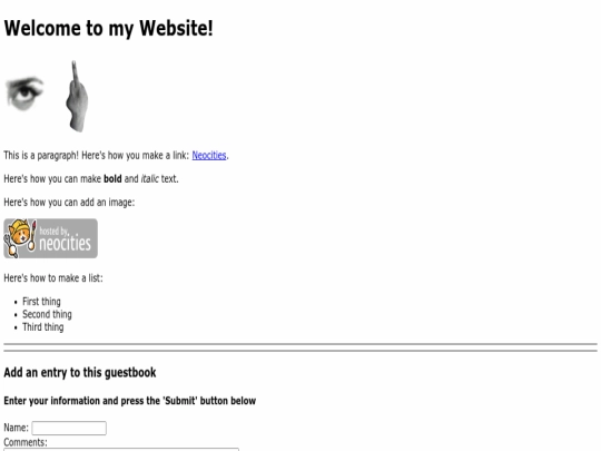 index screenshot