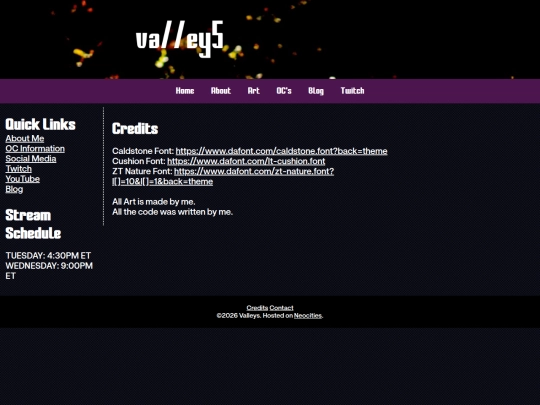 credits screenshot
