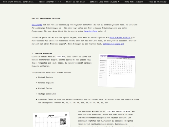 sub/tutcalligraphrde screenshot