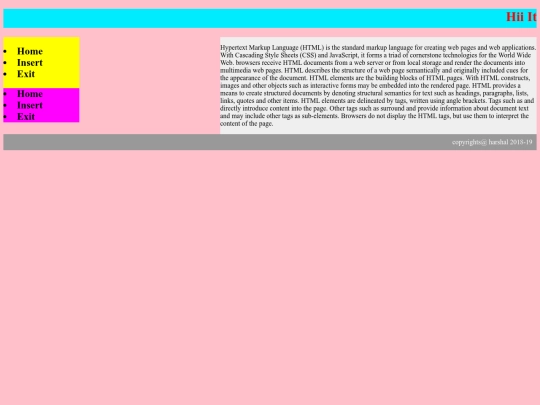 index screenshot