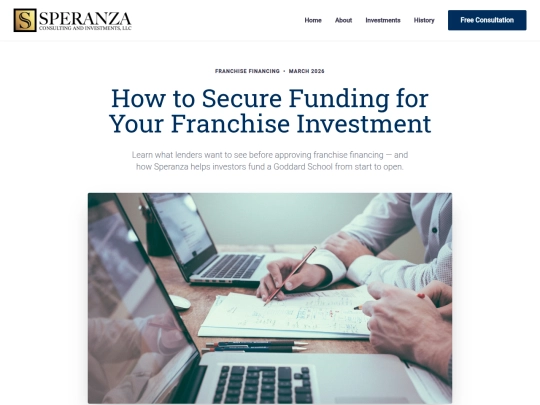 speranza-blog-sample screenshot