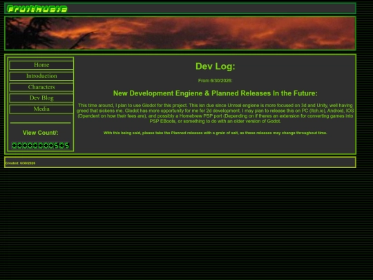Fruithusia/DevLog screenshot
