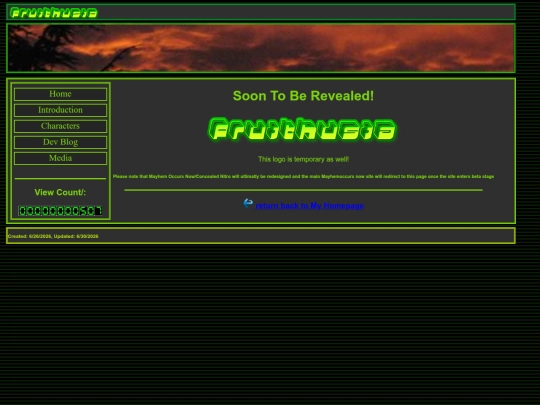 Fruithusia/Home screenshot