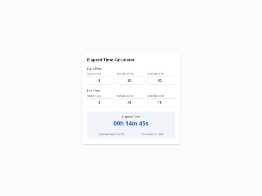 elapsed-time-calculator screenshot