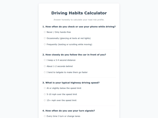survey screenshot