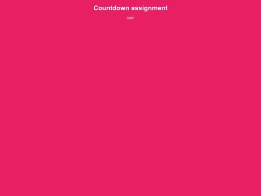 countdown screenshot