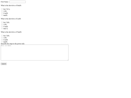 projects/mathtest screenshot
