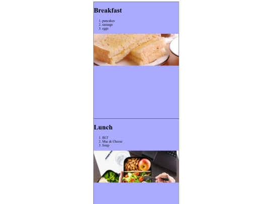 projects/menue screenshot