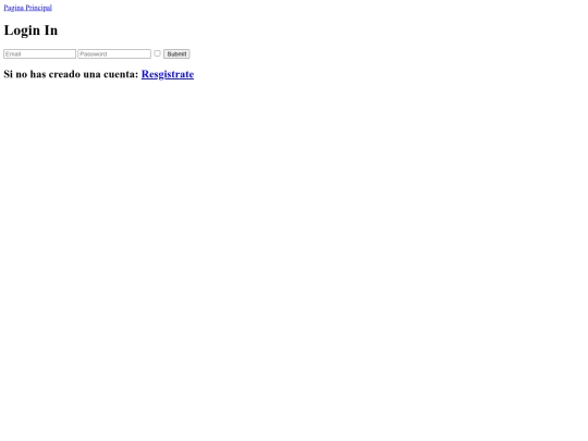 web/login screenshot