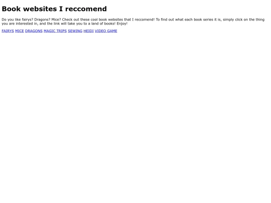 Bookwebsites screenshot
