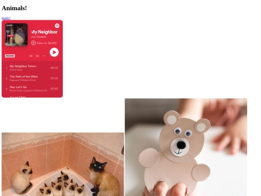 animals screenshot