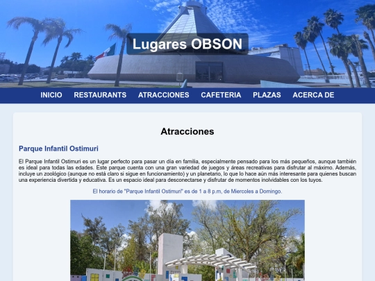 atracciones screenshot