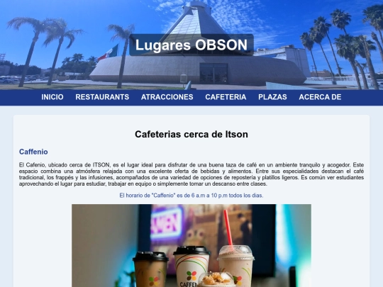 cafererias screenshot