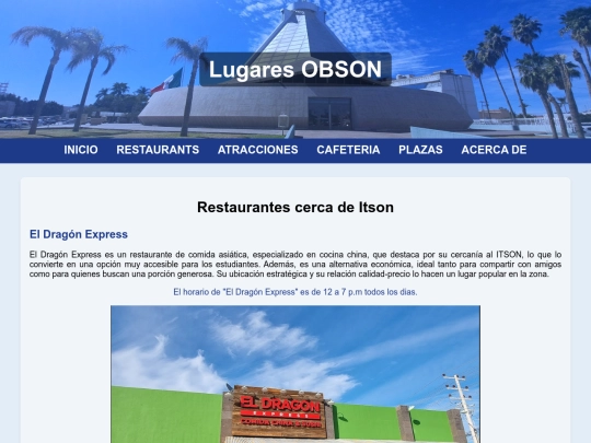 restaurants screenshot