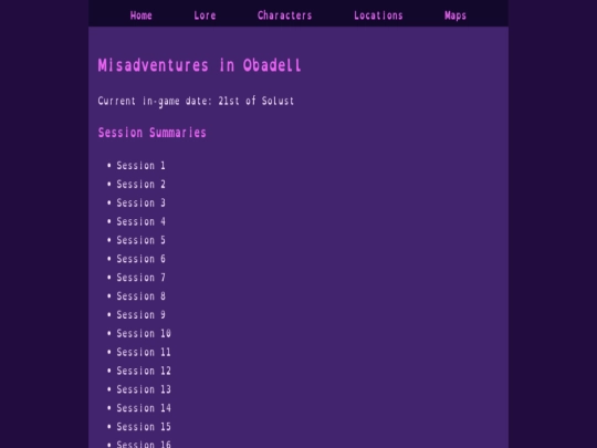 index screenshot