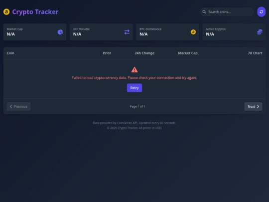 cryptotrackV1 screenshot