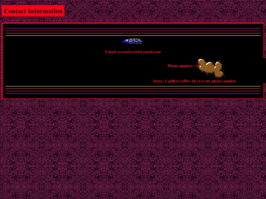 contact screenshot