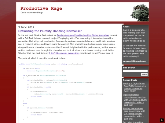 optimising-the-pluralityhandling-normaliser screenshot