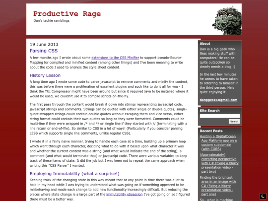 parsing-css screenshot