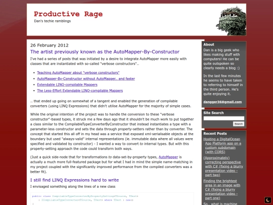 the-artist-previously-known-as-the-automapperbyconstructor screenshot