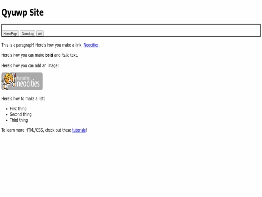 index screenshot
