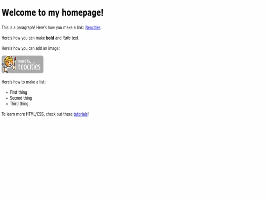 index screenshot