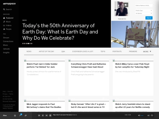 myspace screenshot