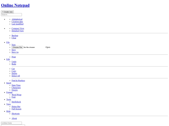 notepad screenshot