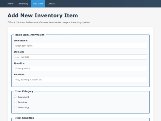 form screenshot