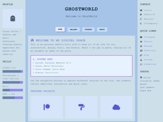 GhostWorld Home1 screenshot
