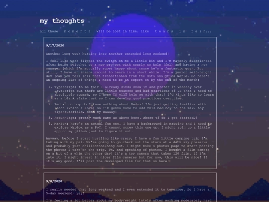 journal screenshot